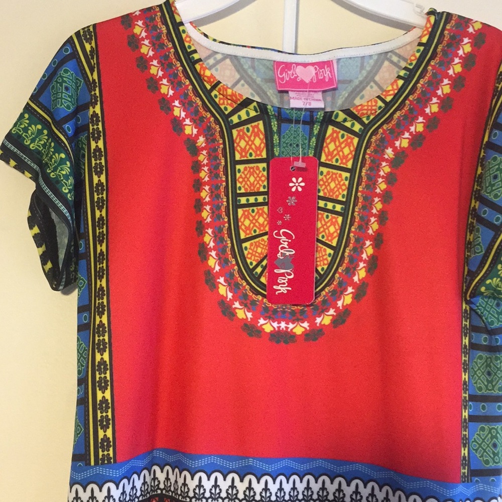 African Dashiki leggings and Top 2pcs Set - Picture 3 of 7